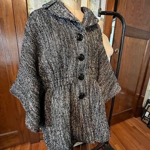 Steve Madden cape coat jacket Medium M